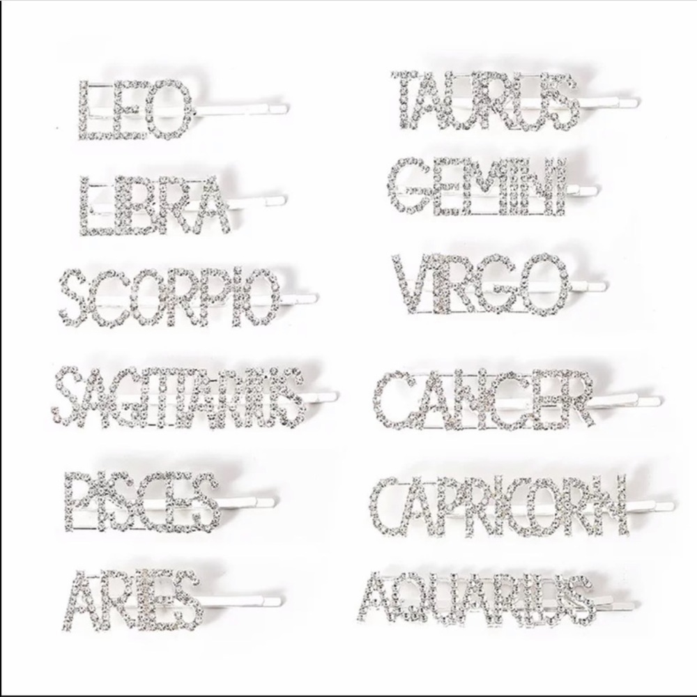 Astrology Bling Hair Clip - Picture 2 of 10